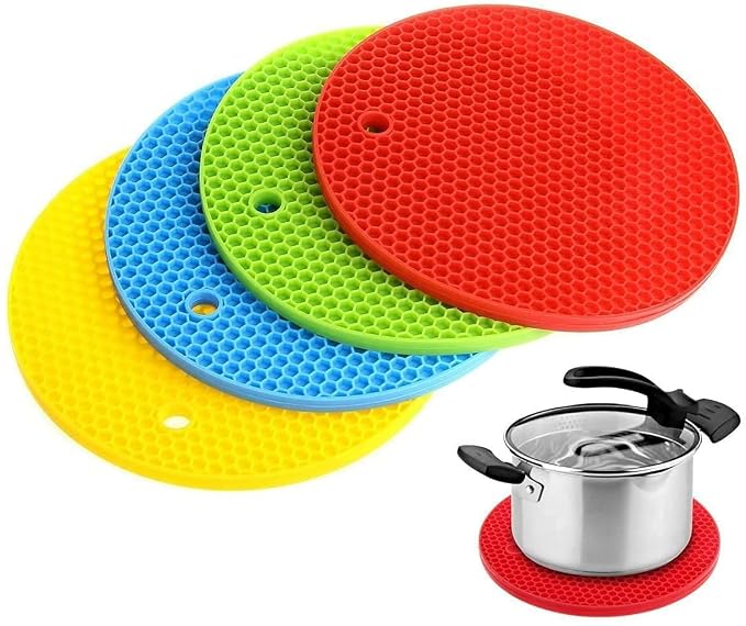 Single Deals™ Silicone Coaster [Premium Quality] Set Of 4