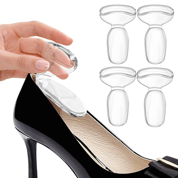 Premium Silicone Gel Heel Inserts for High Heels - Anti-Slip Comfort Liners for Enhanced Fit and Blister Prevention Premium Quality Single Deals™
