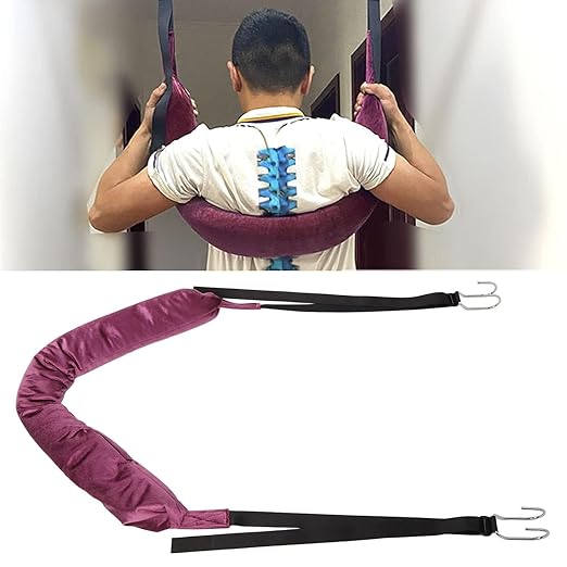 Spinal Decompression Inversion Belt – Ergonomic Back Support and Stretching Tool for Posture Correction Premium Quality Single Deals™