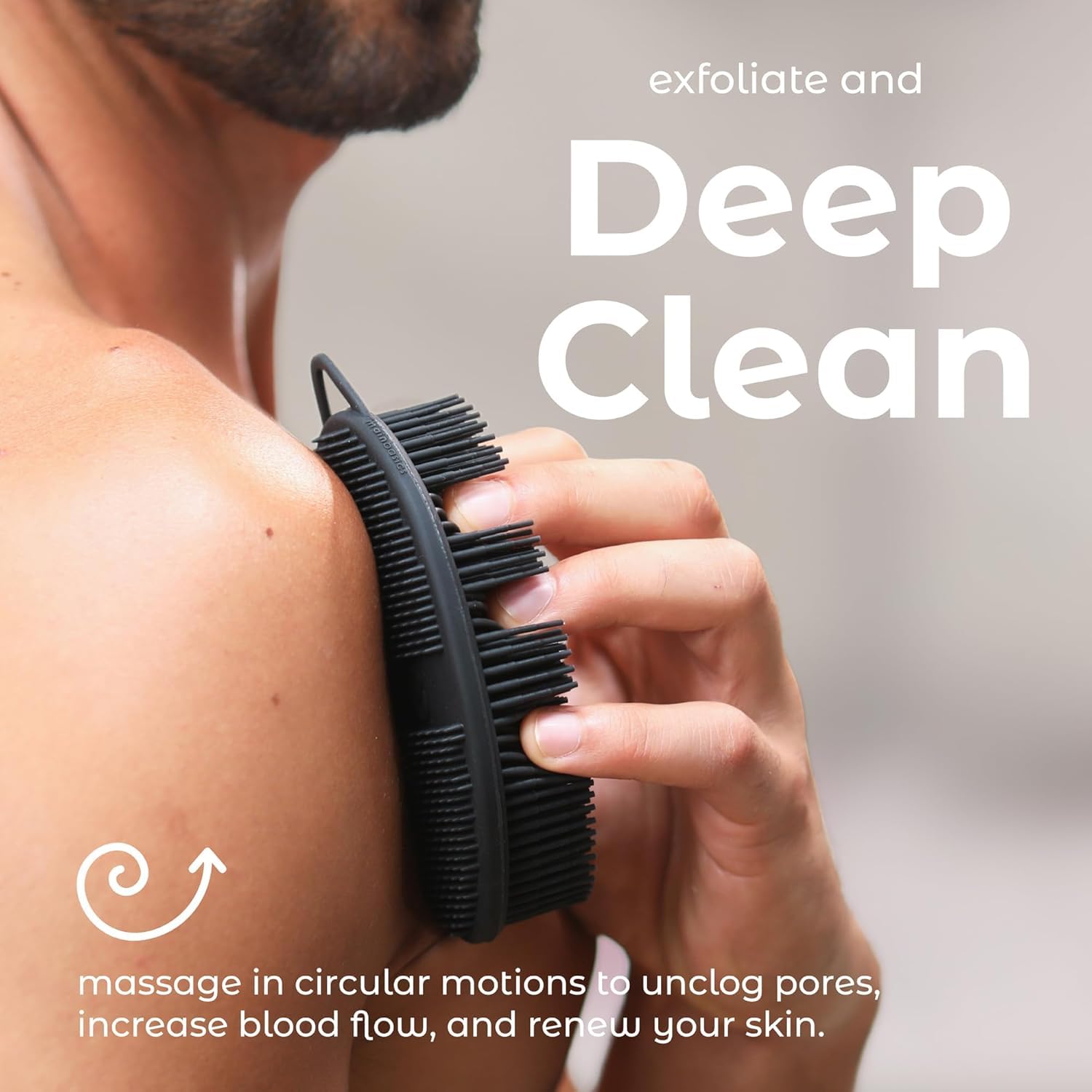 Silicone Body Wash Scrubber – Professional-Grade Exfoliating Shower Tool for Deep Cleansing and Skin Revitalization
