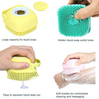 Silicone Body Bath Brush – Dispensing Scrubber for Convenient Cleansing and Exfoliation