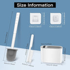 Wall-Hanging Toilet Brush Set  – Sophisticated Maintenance Solution Premium Quality SingleDeals™