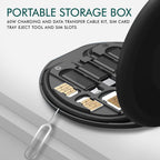 Premium All-in-One Data Cable Set – Sophisticated Universal Connectivity and Stand Solution