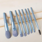 8-Piece Professional Makeup Brush Set – Comprehensive Cosmetic Tool Kit for Flawless Blending and Application Premium Quality Single Deals™