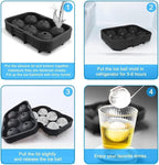 Ice Ball Maker – Spherical Ice Mold for Whiskey, Cocktails, and Beverage Chilling Premium Quality Single Deals™