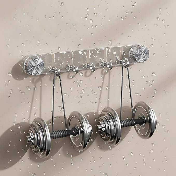 Single Deals™ Luxury Suction Cup Hooks With Five Hooks Premium Quality