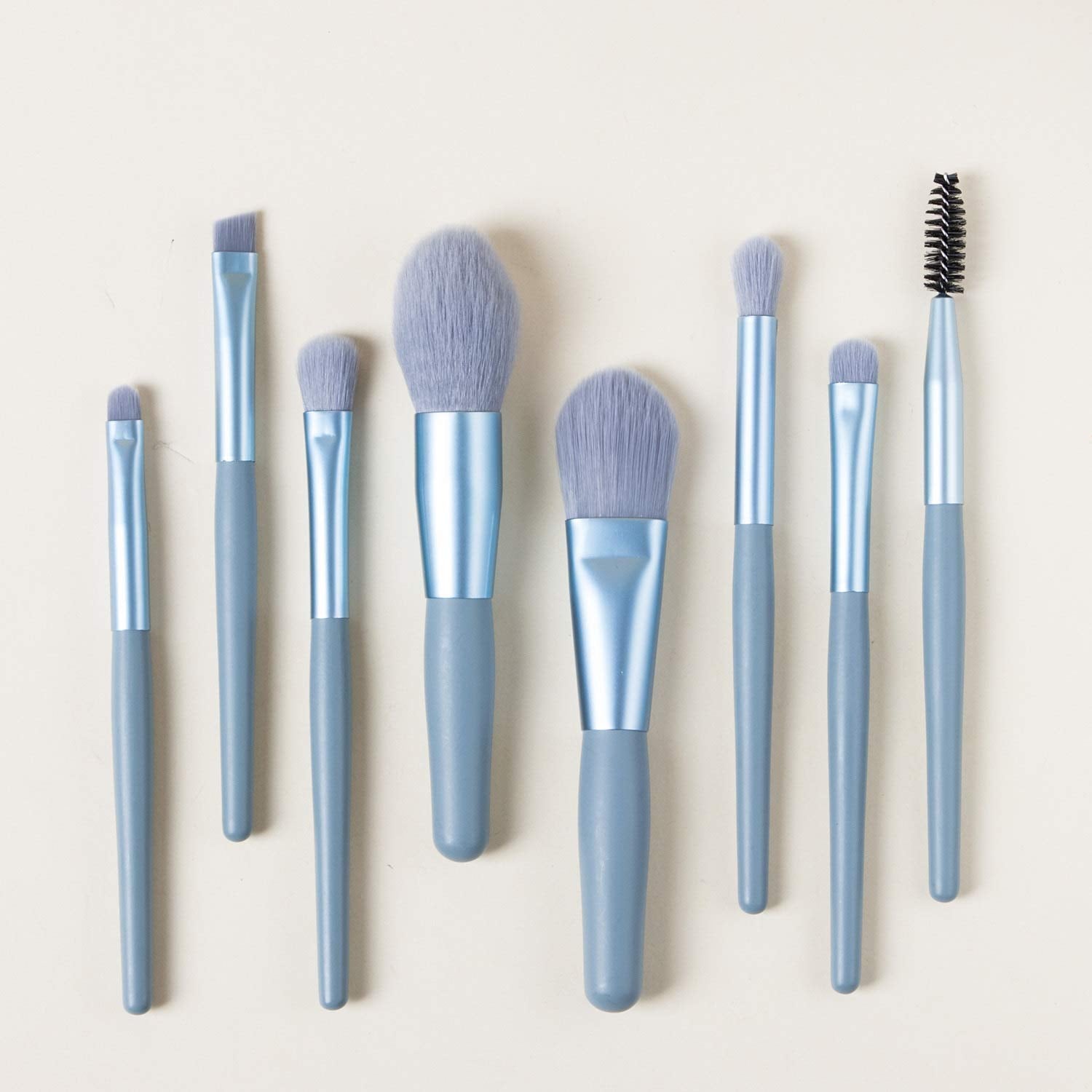 8-Piece Professional Makeup Brush Set – Comprehensive Cosmetic Tool Kit for Flawless Blending and Application Premium Quality Single Deals™