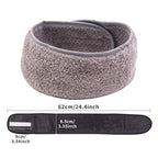 ace Wash Headband (Grey) – Adjustable Soft Microfiber Spa Hairband for Skincare, Makeup Application, and Facial Routines Premium Quality Single Deals™