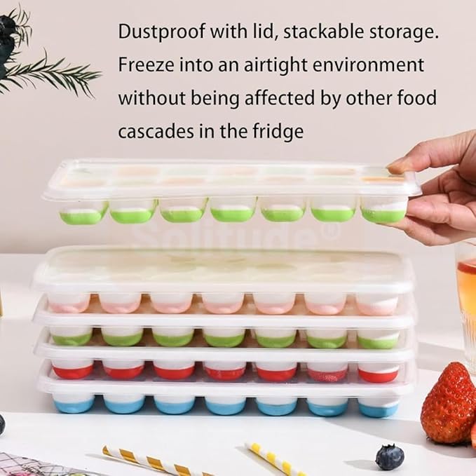 Single Deals™ 21-Cavity Ice Tray - Premium Quality