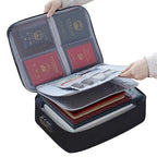 Single Deals™ Document Storage Bag With Lock - Premium Quality