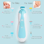 Electric Baby Nail Trimmer Kit - Safe & Gentle Infant Nail File Set with Multiple Grinding Heads for Newborns and Toddlers Premium Quality Single Deals™