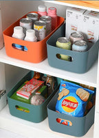 Plastic Storage Basket – Versatile Countertop and Pantry Organizer for Kitchen Essentials and Household Organization Premium Quality Single Deals™