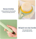 Long-Handle Sunflower Bath Brush – Ergonomic Exfoliating Back Scrubber for Enhanced Shower Comfort