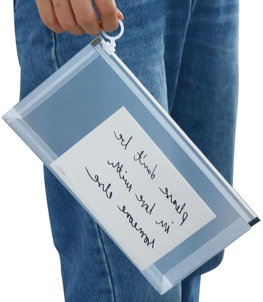 3-Piece Document Bag Set – Durable, Transparent Zipper Pouches for Versatile Office, School, and Travel Organization Premium Quality Single Deals™