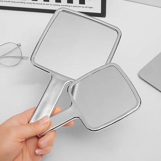 High-End Water Ripple Makeup Mirror – Sophisticated Handheld Vanity Accessory