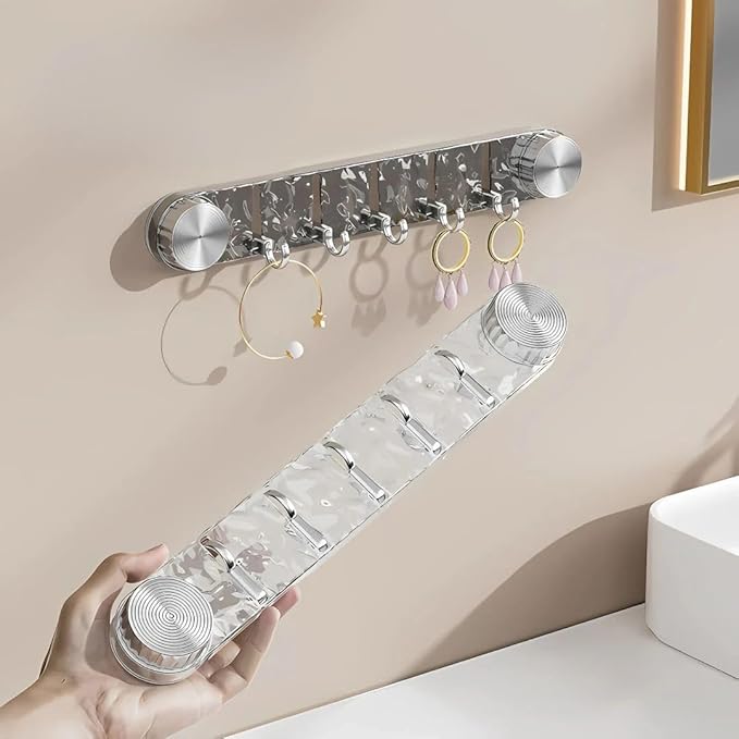 Single Deals™ Luxury Suction Cup Hooks With Five Hooks Premium Quality