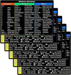 Essential Windows Shortcut Key Reference Sticker – Productivity-Boosting Guide for Excel, Word, and Common Commands Premium Quality Single Deals™