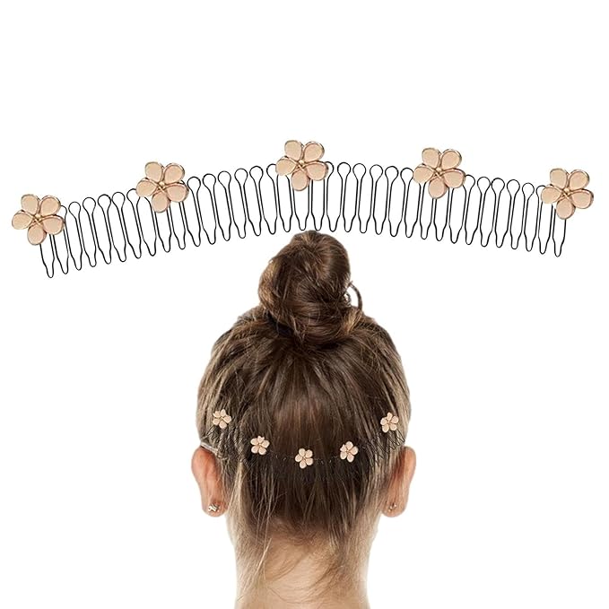 U-Shape Flower Hair Clip – Decorative Styling Accessory
