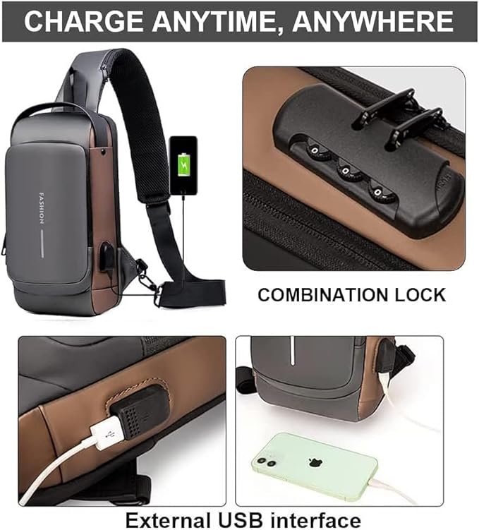 Single Deals™ USB Shoulder Bag - Premium Quality