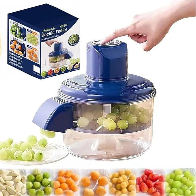 Single Deals™ Automatic Electric Garlic   Peeler Chopper [Premium Quality]