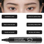 4-Tip Eyebrow Contouring Pen – Precision Micro-Blade Effect for Defined, Natural-Looking Brows Premium Quality Single Deals™