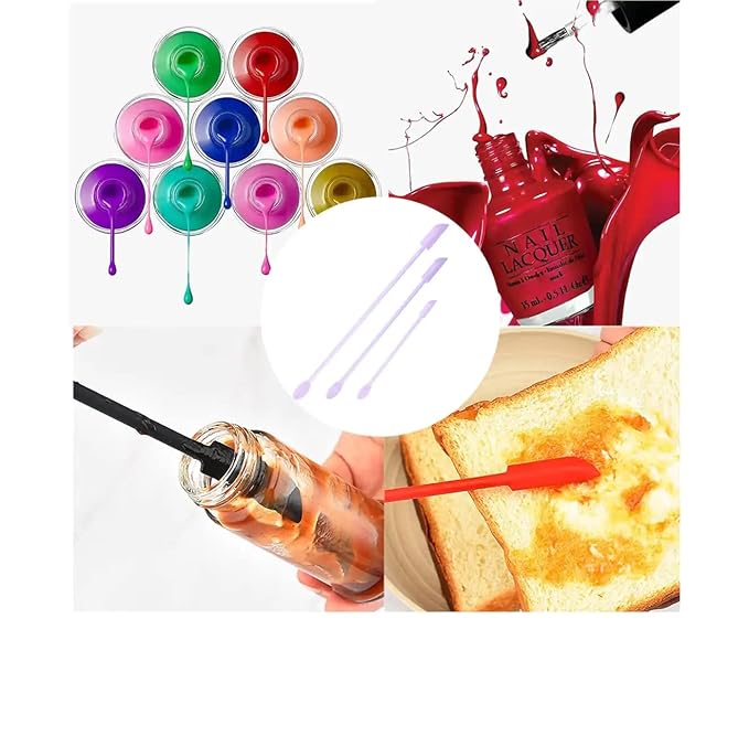 Silicone Cosmetic Spatula Set – Precision Beauty Tools for Effortless Product Application and Minimal Waste Premium Quality Single Deals™