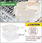 6-Compartment Food Organizer Tray – Airtight Multi-Grid Storage Container for Snacks, Ingredients, and Kitchen Organization Premium Quality Single Deals™