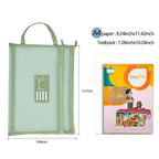 A4 Double Layer Document Bag – Transparent, Multi-Compartment Zipper Pouch for Efficient Organization and Storage Premium Quality Single Deals™