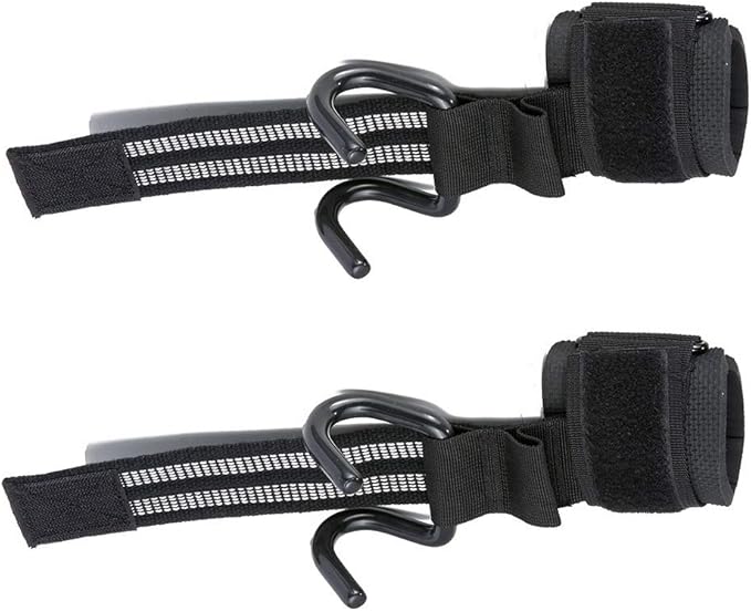 Professional Weightlifting Hook Grips – 2-Piece Set for Enhanced Strength Training and Wrist Support