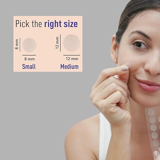 Skin-Tone Hydrocolloid Acne Patch Set – 36-Piece Targeted Spot Treatment for Discreet Blemish Care