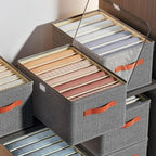 Single Deals™ Folding Storage Box With Lid - Premium Quality