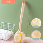 Long-Handle Sunflower Bath Brush – Ergonomic Exfoliating Back Scrubber for Enhanced Shower Comfort