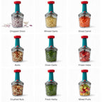 Single Deals™ 1000 ML hand push chopper [Premium Quality]
