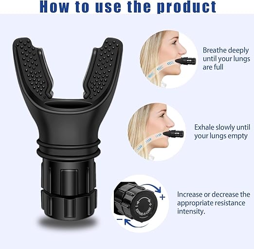 Respiratory Lung Capacity Trainer – Professional Breathing Exerciser for Endurance and Performance Enhancement Premium Quality Single Deals™