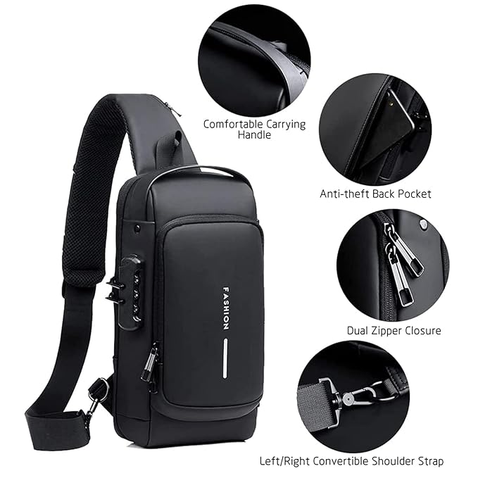 Single Deals™ USB Shoulder Bag - Premium Quality