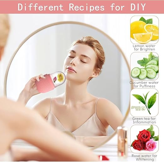 Silicone Ice Roller – Professional Facial Cooling Tool for Soothing, Depuffing, and Skin Rejuvenation Premium Quality Single Deals™