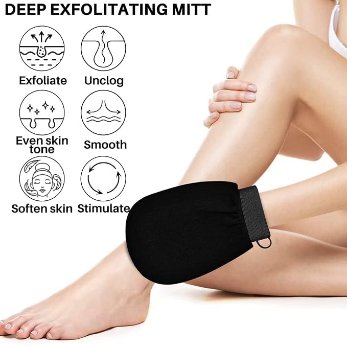 Premium Exfoliating Bath Gloves – Professional-Grade Body Scrubber for Skin Revitalization