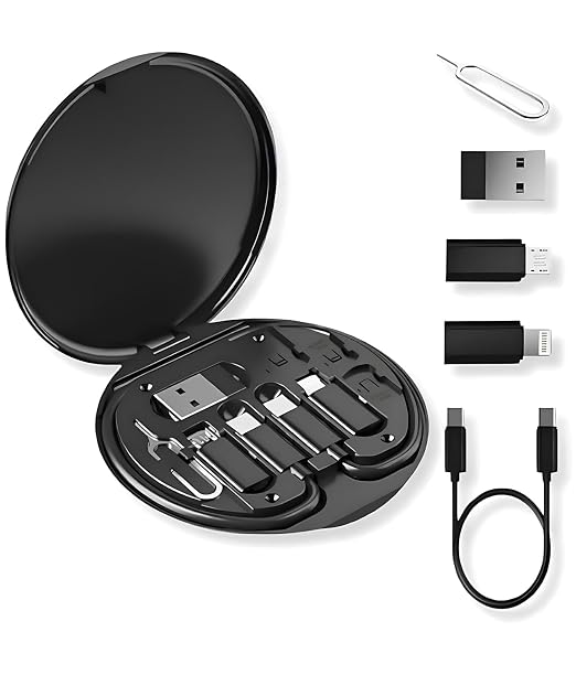 Premium All-in-One Data Cable Set – Sophisticated Universal Connectivity and Stand Solution