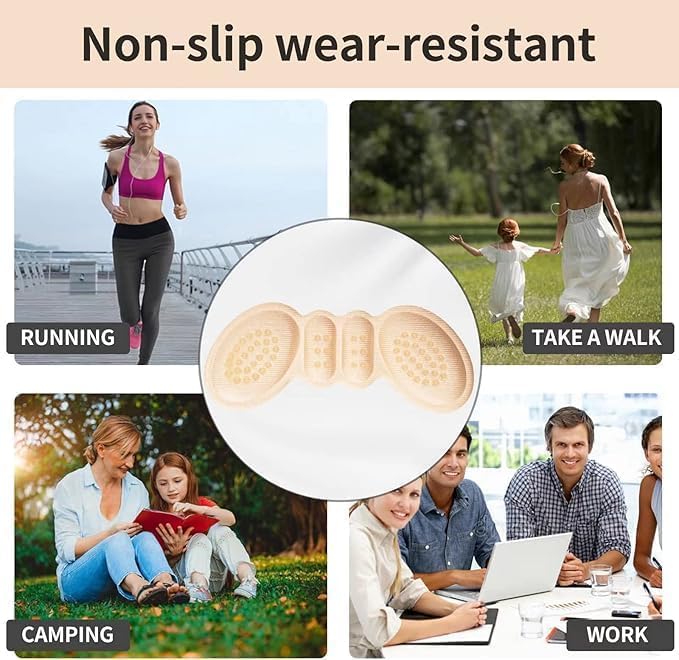 2-Piece Anti-Friction Heel Cushion Pads - Protective Shoe Bite Inserts for Ultimate Heel Comfort and Blister Prevention Premium Quality Single Deals™