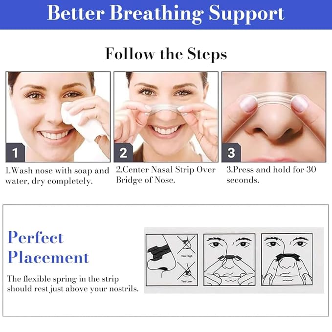 10 Pcs Better Breathe Anti-Snore Nasal Strips – Sophisticated Wellness Solution Premium Quality SingleDeals™