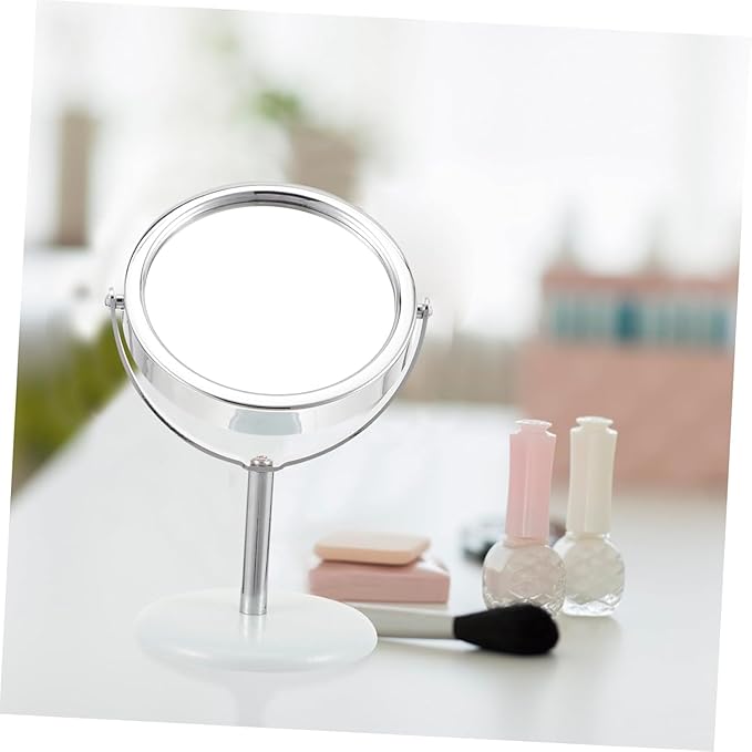 Premium Desktop Round Makeup Mirror – Sleek, Adjustable Vanity Essential