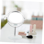 Premium Desktop Round Makeup Mirror – Sleek, Adjustable Vanity Essential