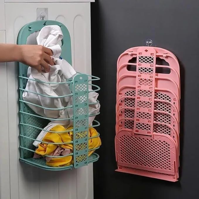 Single Deals™ Wall-Mounted Foldable Laundry Basket - Premium Quality