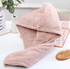Premium Absorbent Hair Towel Wrap – Quick-Dry Microfiber Cap for Gentle Hair Care