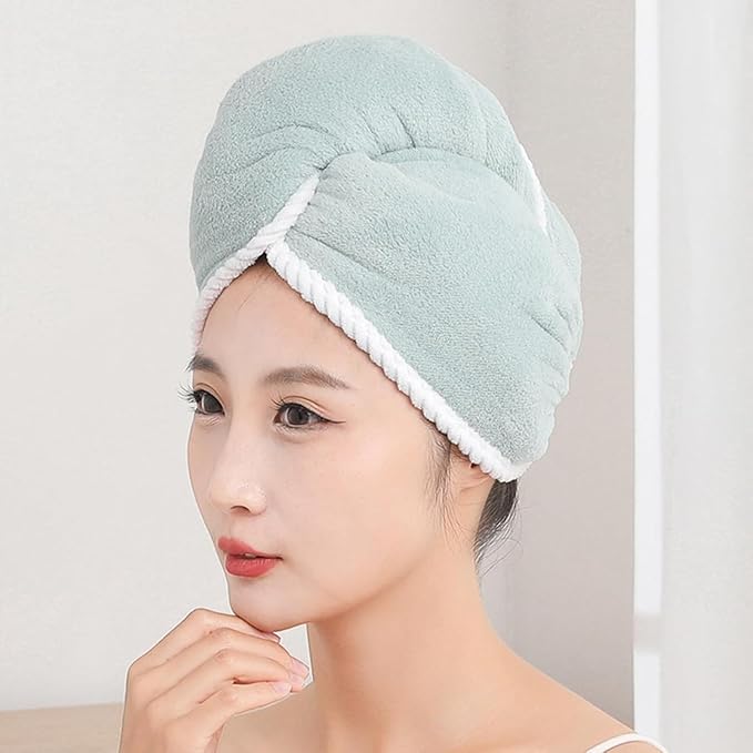 Premium 90g Hair Towel Wrap – Highly Absorbent Microfiber Cap for Efficient Hair Drying