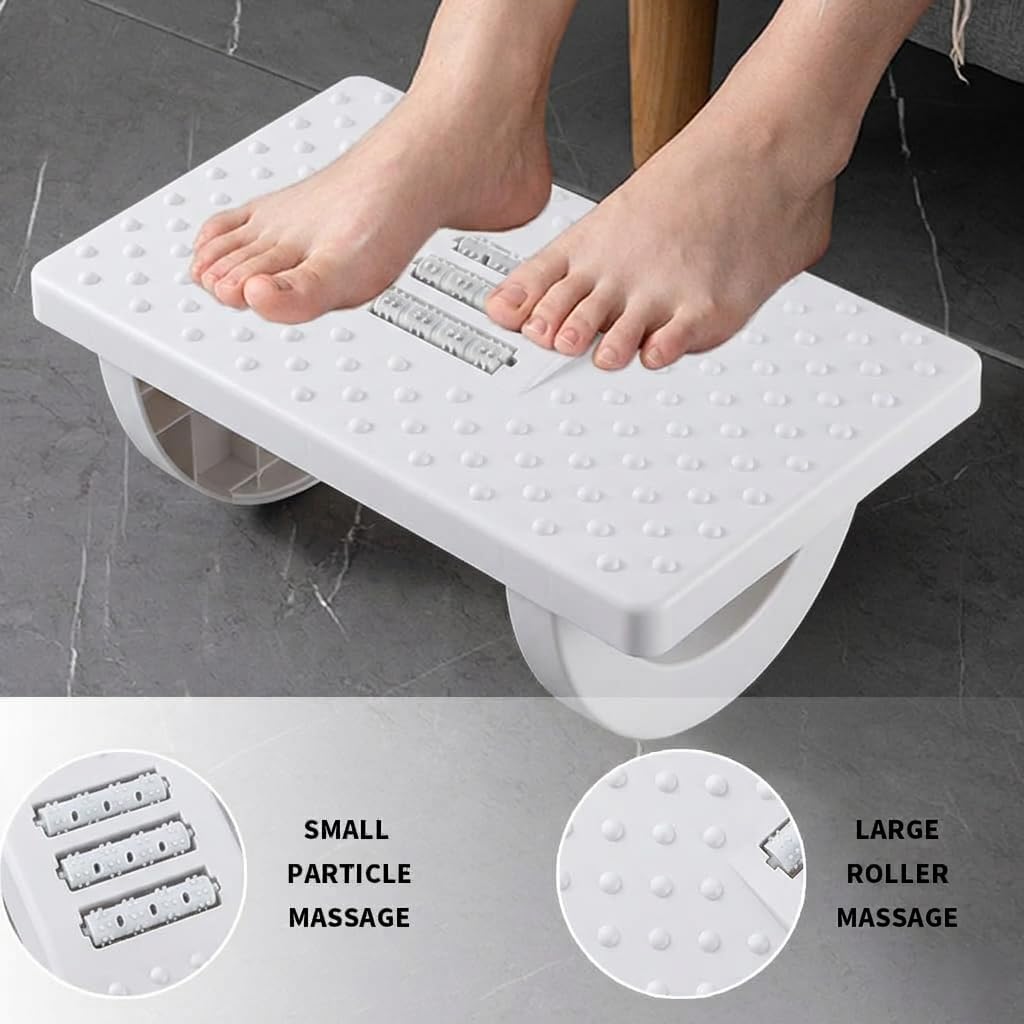 Ergonomic Adjustable Footrest Cum Massager  – Premium Desktop Support for Enhanced Posture and Comfort