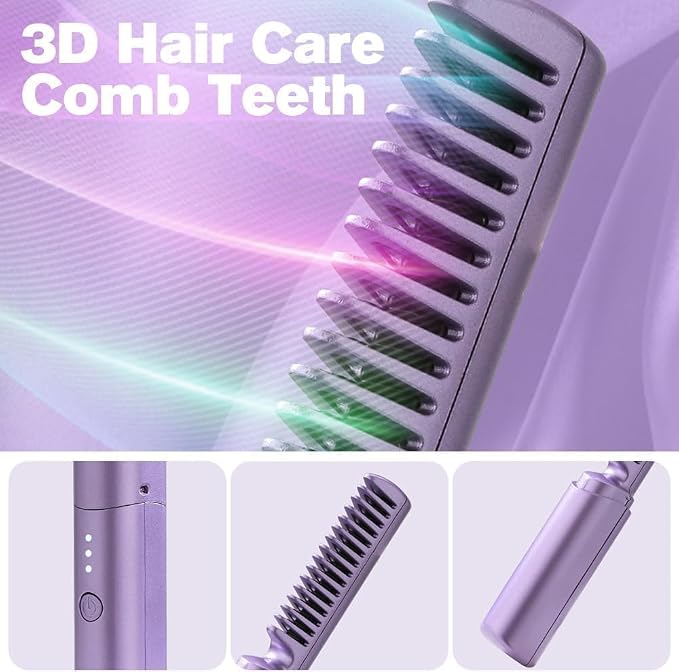 Mobile Heat Comb – Portable & Rechargeable Styling Essential