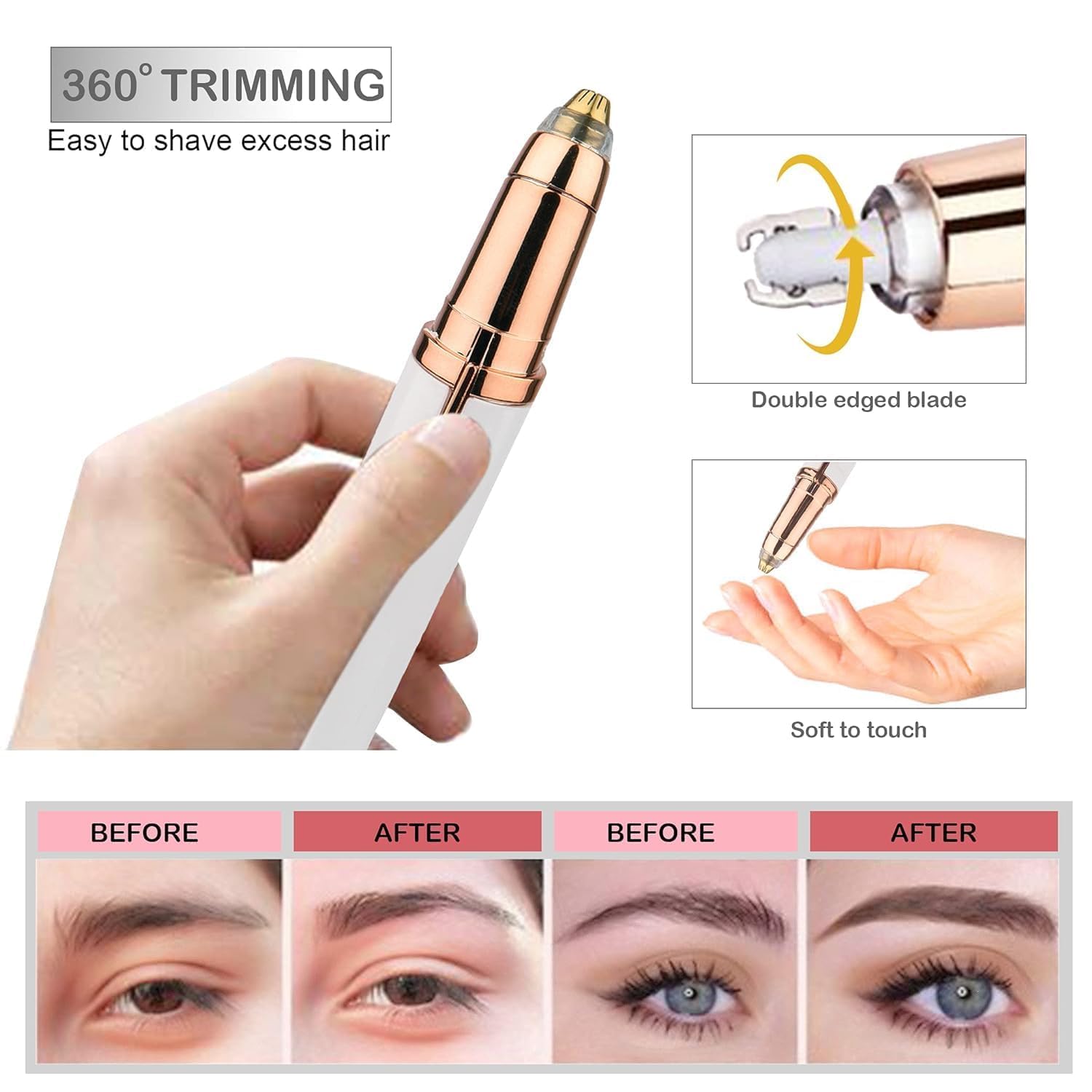 Finishing Touch Flawless Brows – Precision Eyebrow Hair Remover for Pain-Free Grooming Premium Quality Single Deals™