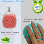 Silicone Body Bath Brush – Dispensing Scrubber for Convenient Cleansing and Exfoliation