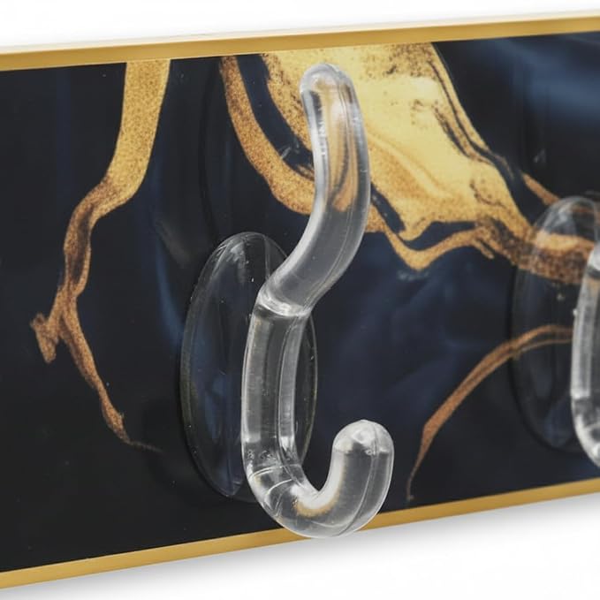 Single Deals™ Marble Sticker 6 Hook Premium Quality